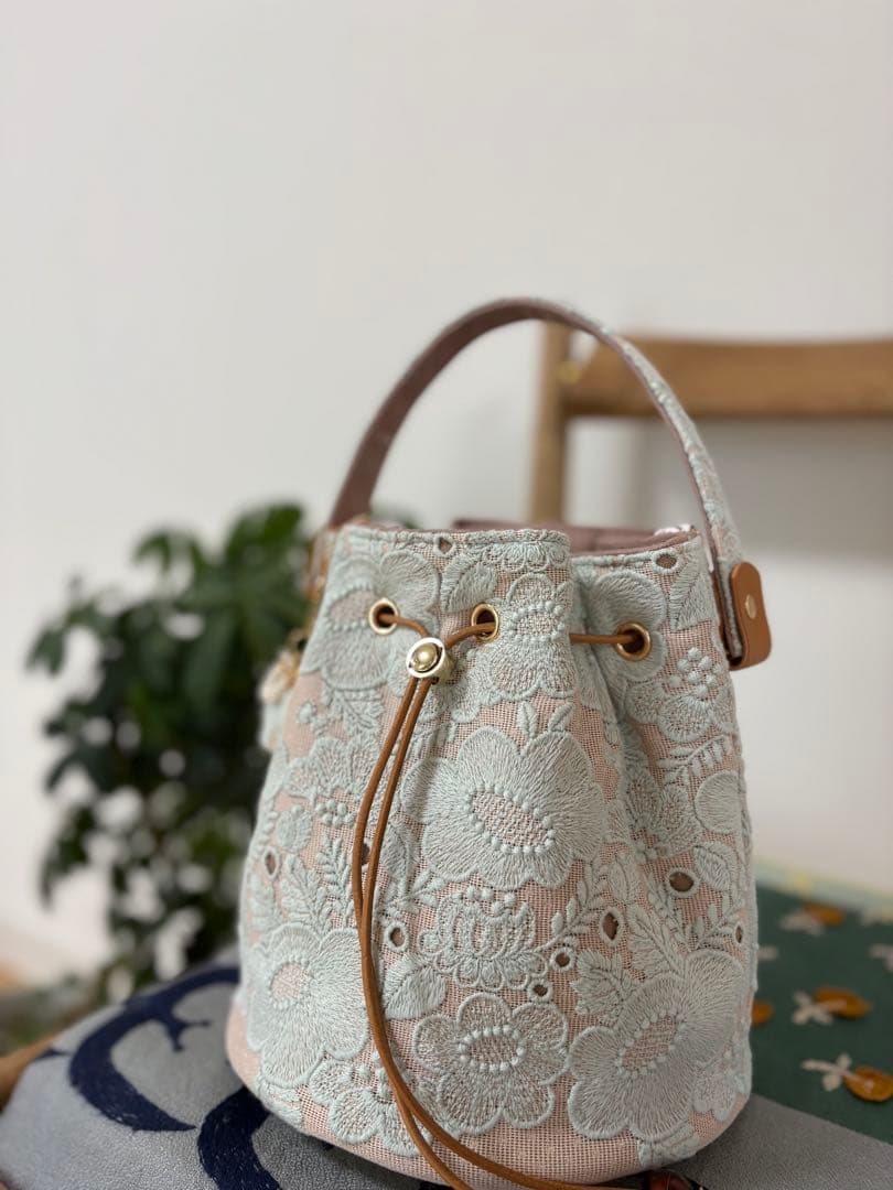 ミナペルホネン▫︎ハンドメイド▫︎マール巾着bag