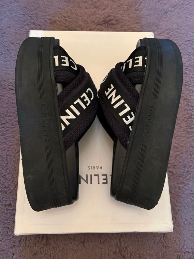 CELINE 厚底サンダル 24cm/38