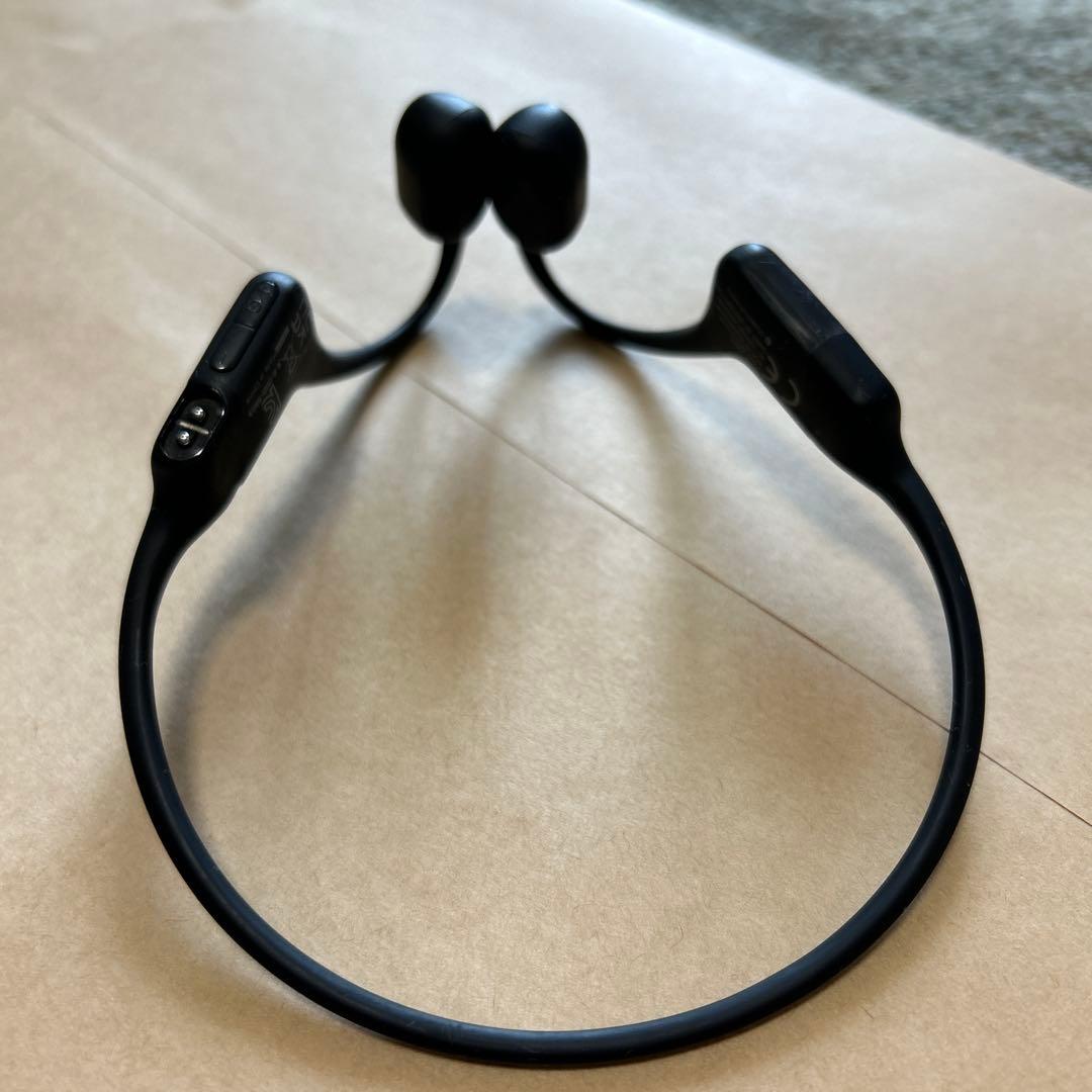 SHOKZ 骨伝導イヤホンオープンラン ブラック