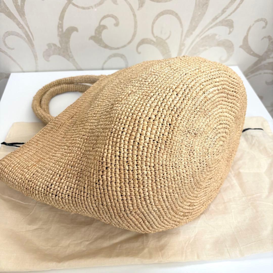 【美品】sansArcidet サンアルシデ　ラフィア　カゴバッグ