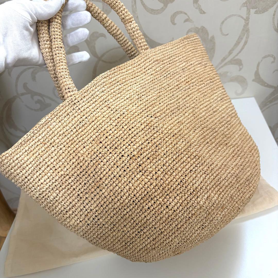 【美品】sansArcidet サンアルシデ　ラフィア　カゴバッグ
