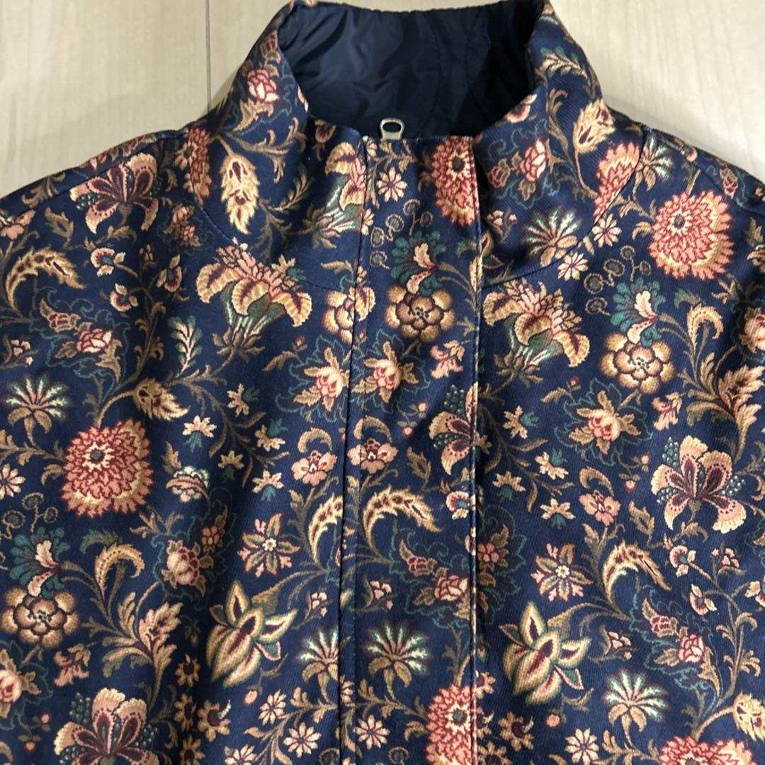 希少✨フェリシモ MEDE19F ミュルーズモダン リバーシブル 中わたブルゾン