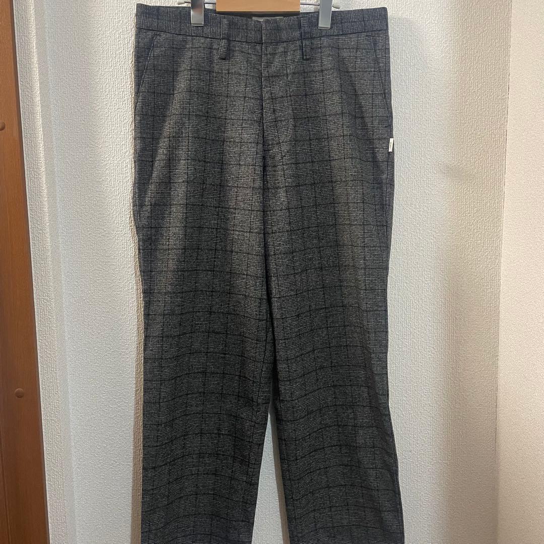 WTAPS 23aw WRKT2001 チェック柄 スラックス