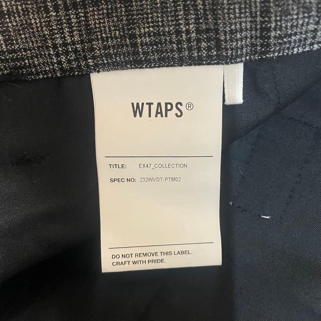 WTAPS 23aw WRKT2001 チェック柄 スラックス