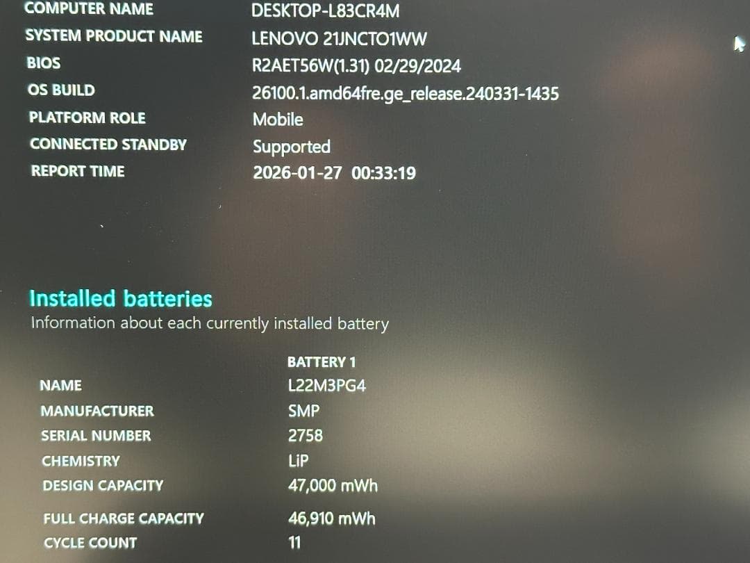 Windowsノート本体 Lenovo ThinkPad E16 G1 i7-1355U 16G 512G