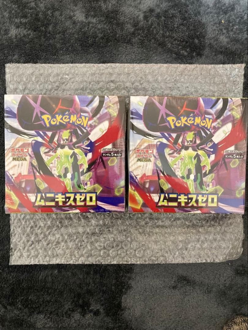 ポケモンカードゲーム MEGA 拡張パック ムニキスゼロ ２BOXシュリンク付き