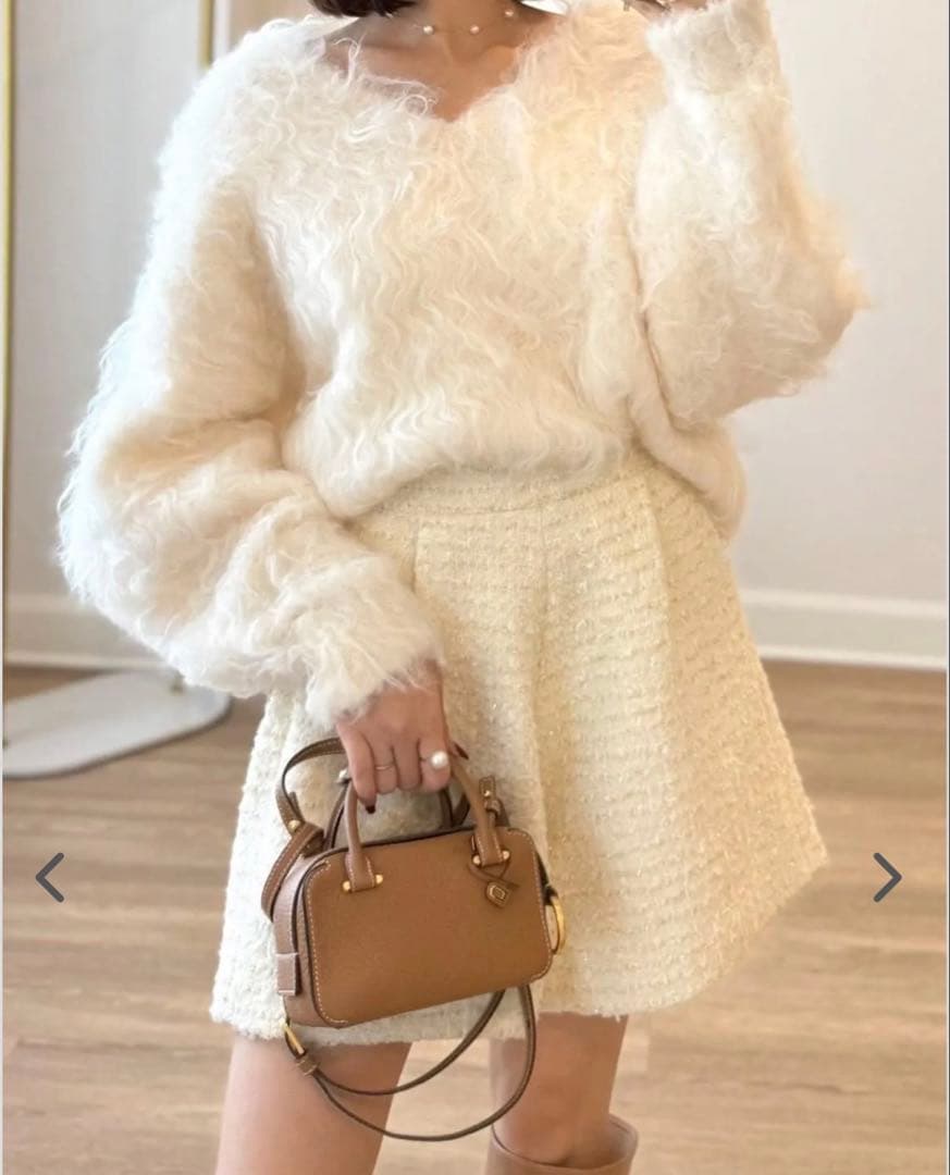 U-big 【REIMI collaboration】ツイードショートパンツ