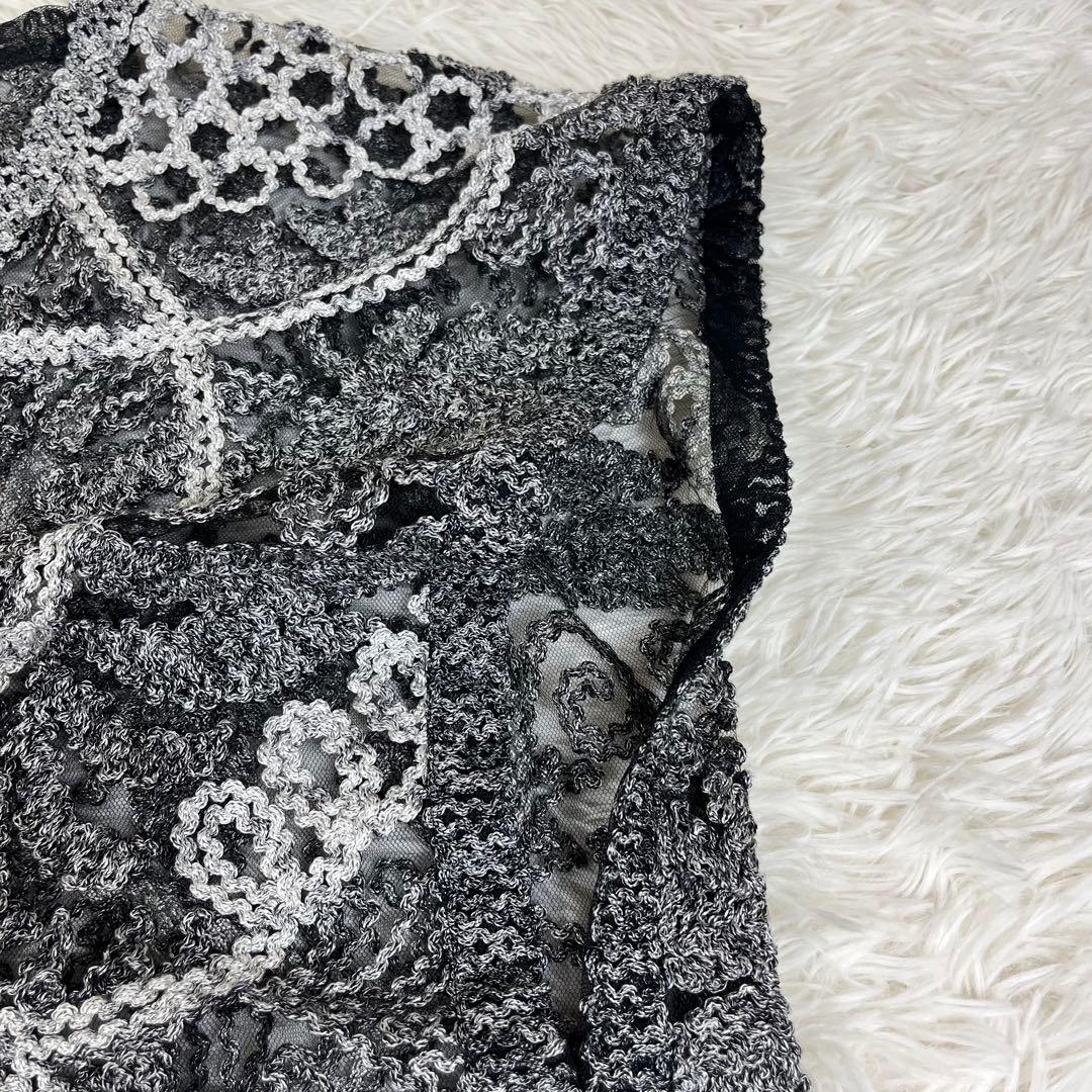 【定価38万円 新品】MUGETU 本場奄美大島 泥染絹×チュール 羽織 ジレ