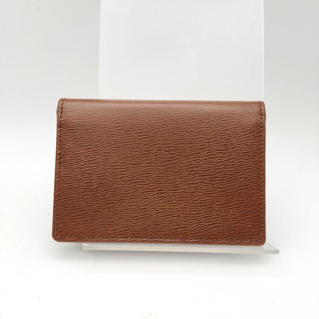 ジバンシー　名刺入れ　カードケース　財布　レザー　ブラウン