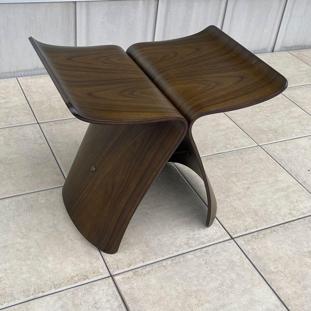 天童木工/バタフライスツール/柳宗理/ローズウッド