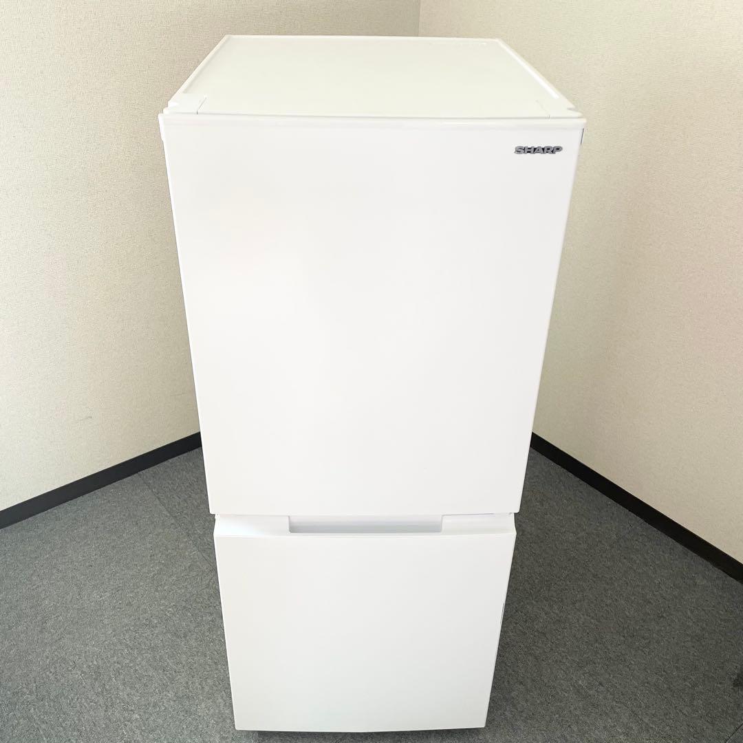 2023年製 SHARP SJ-D15J-W 2ドア冷蔵庫 ホワイト