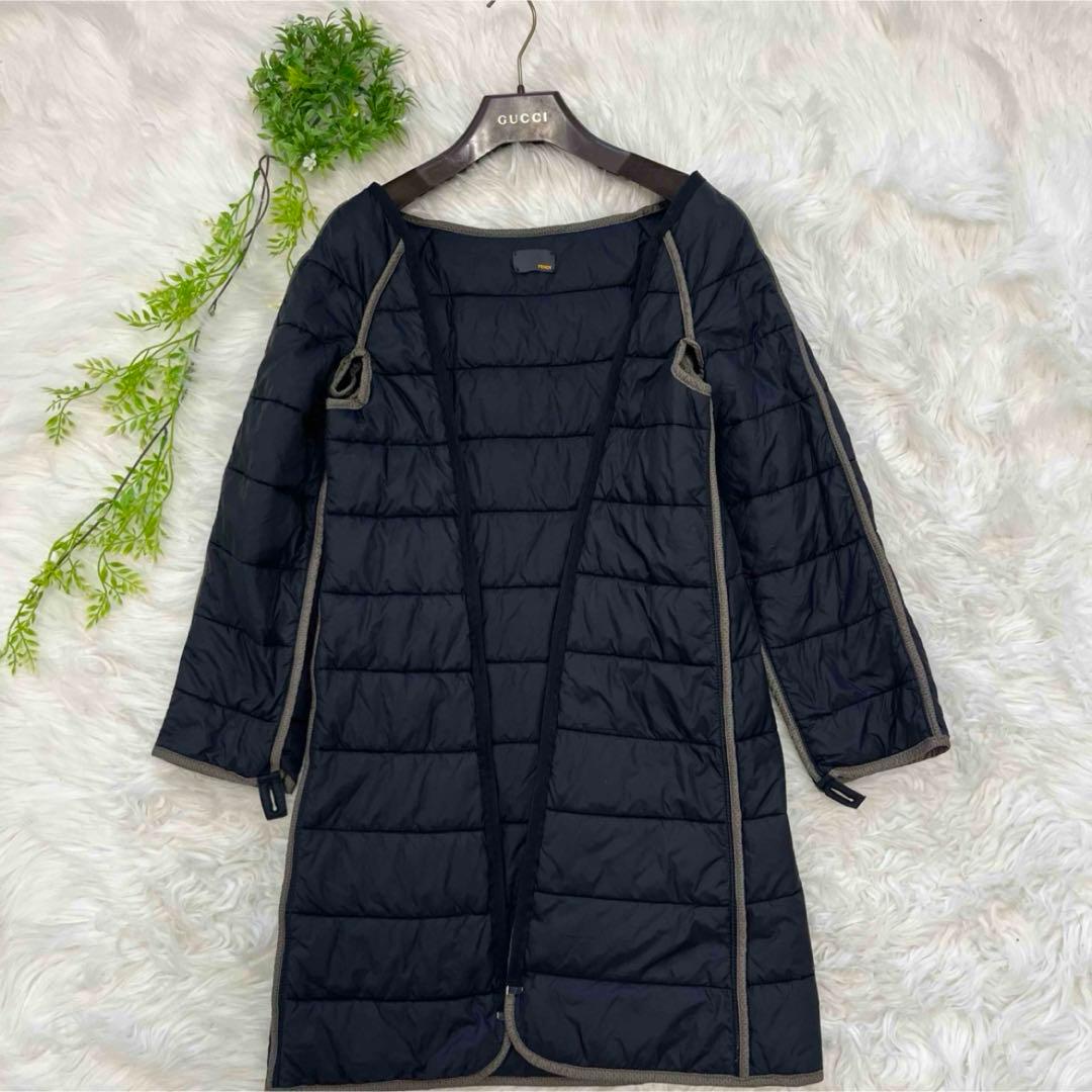 FENDI フェンディ 3WAY 裏地ズッカ キルティング ライナー ファー