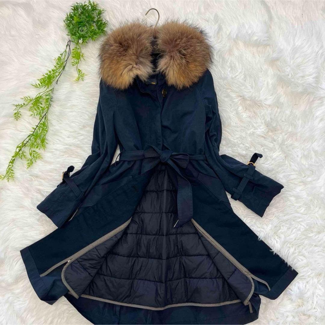 FENDI フェンディ 3WAY 裏地ズッカ キルティング ライナー ファー