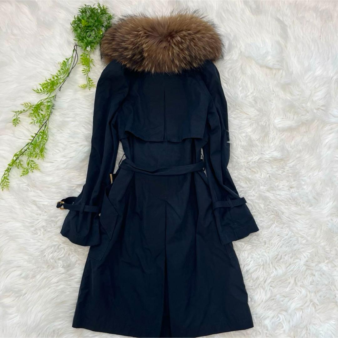 FENDI フェンディ 3WAY 裏地ズッカ キルティング ライナー ファー