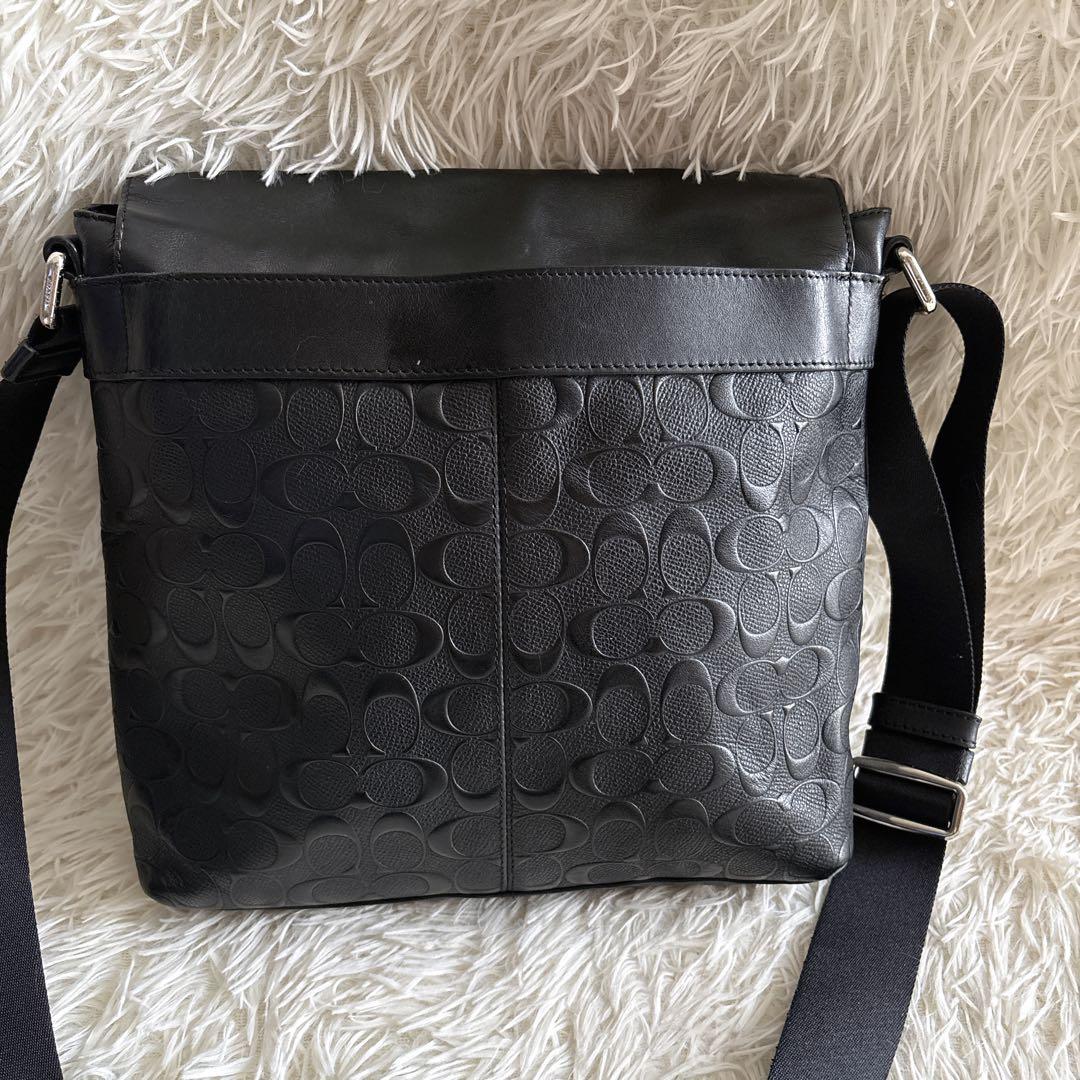 本日限定出品❗️COACH メッセンジャーバッグ シグネチャー レザー