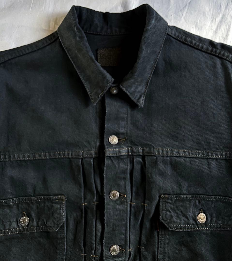 【LEVI'S】80sリーバイス 2nd オレンジタブ ブラックデニムジャケット