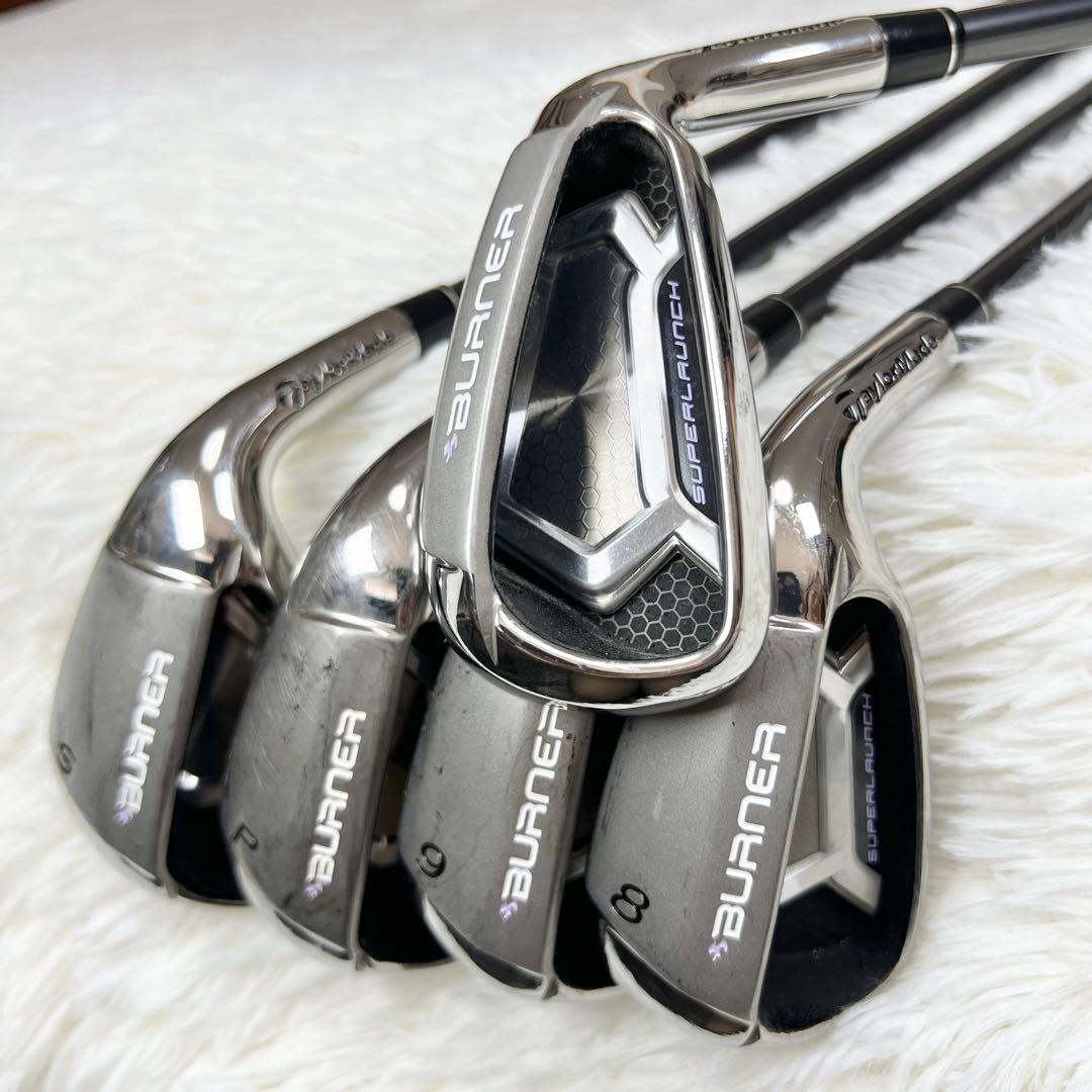 テーラーメイド バーナー スーパーラウンチ レディース アイアン 5本セット