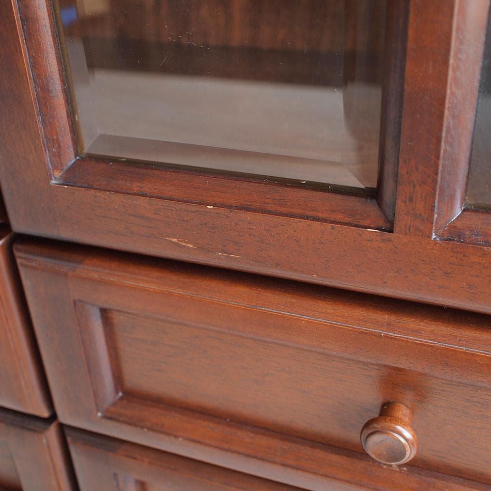 カリモク/karimoku ガラス扉 本棚 書棚 ブックシェルフ ZR23986