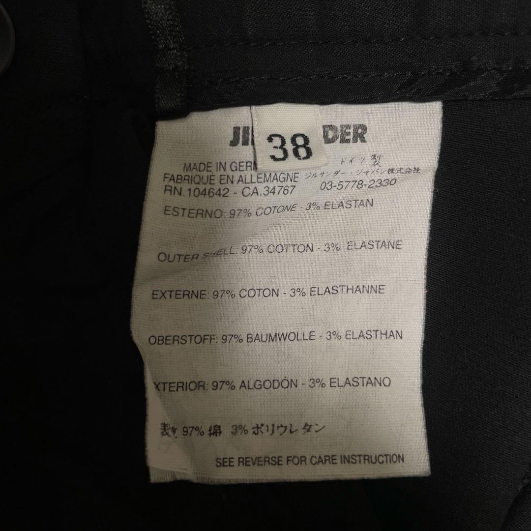 90s 00s JIL SANDER pants ドイツ製 ブラック スラックス