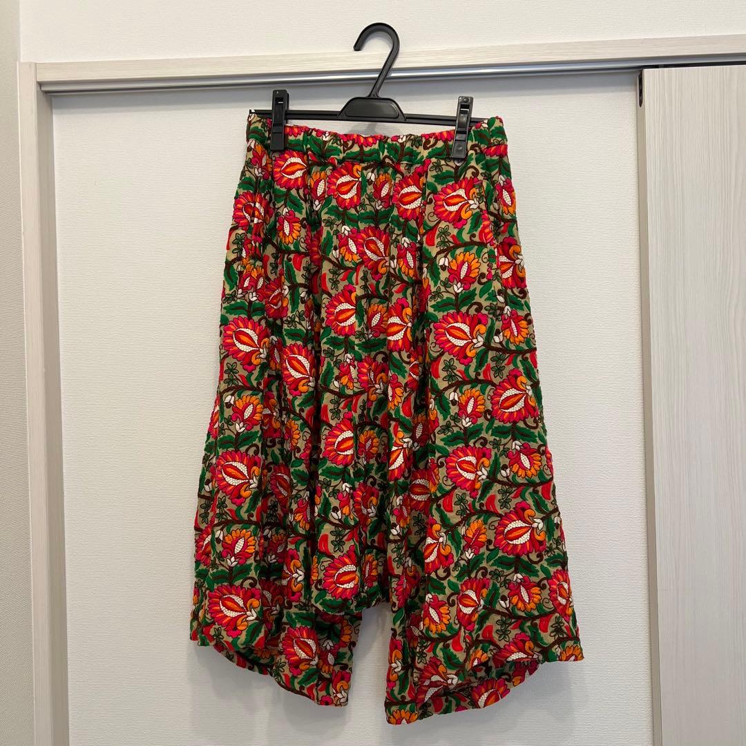 COMME des GARÇONS 花柄サルエルパンツ　S