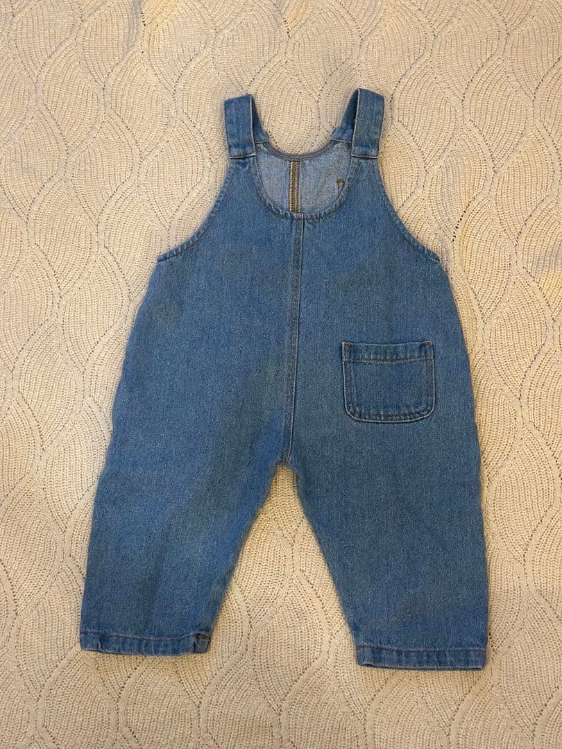 the simple folk 2-3y デニム オーバーオール