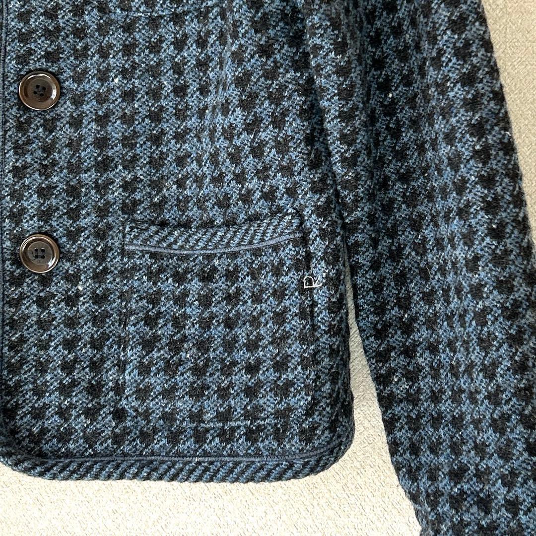 45R　シェットランドツイードニットジャケット