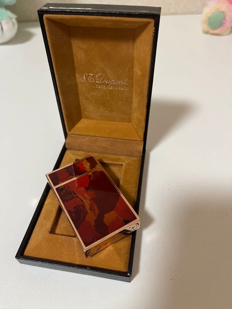 デュポンライター　ガスライター　超レアモデル、純正漆　高額モデル　ほぼ新品　本物