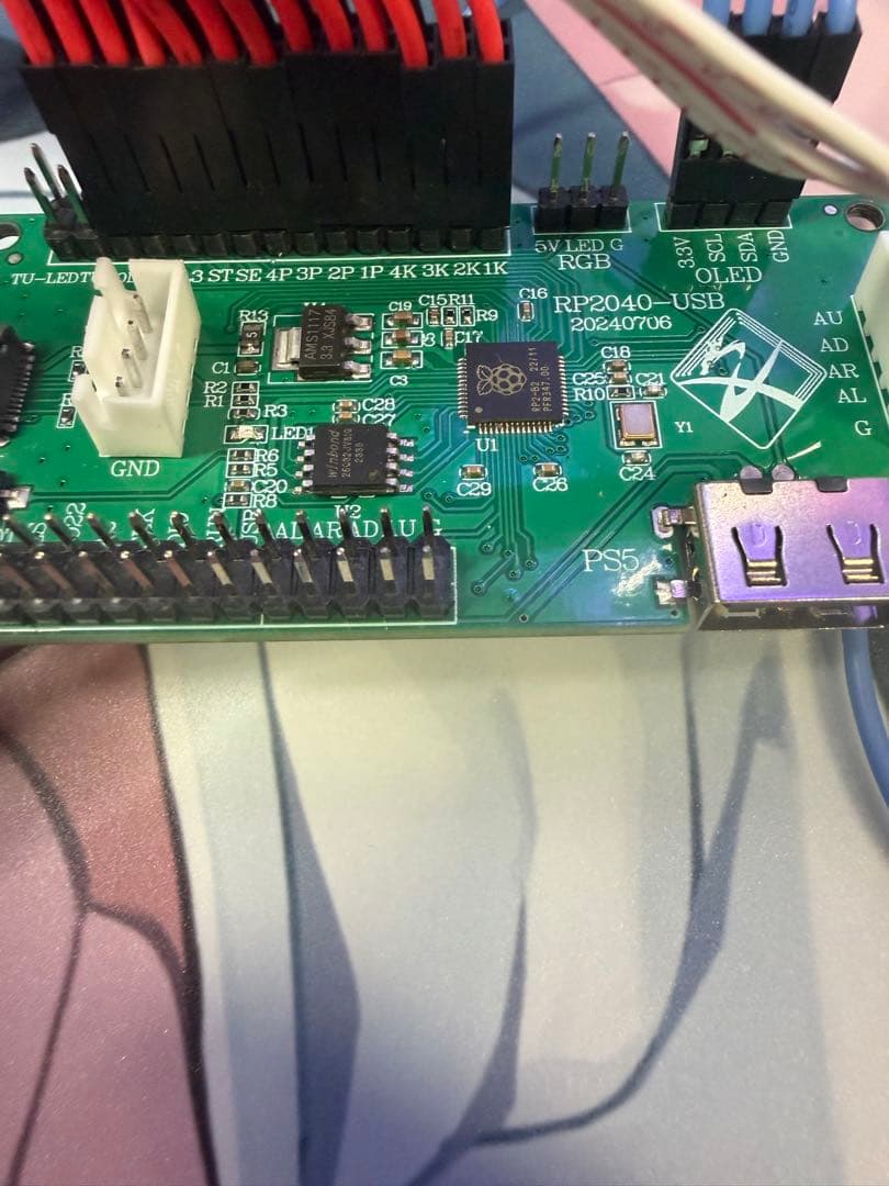 エレン　くろまき工房　アケコン　付属品多数　レバーレス