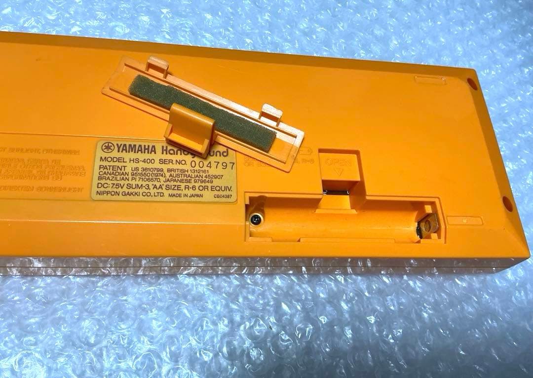 Yamaha HandySound HS-400☆オレンジ☆状態良好☆1982年