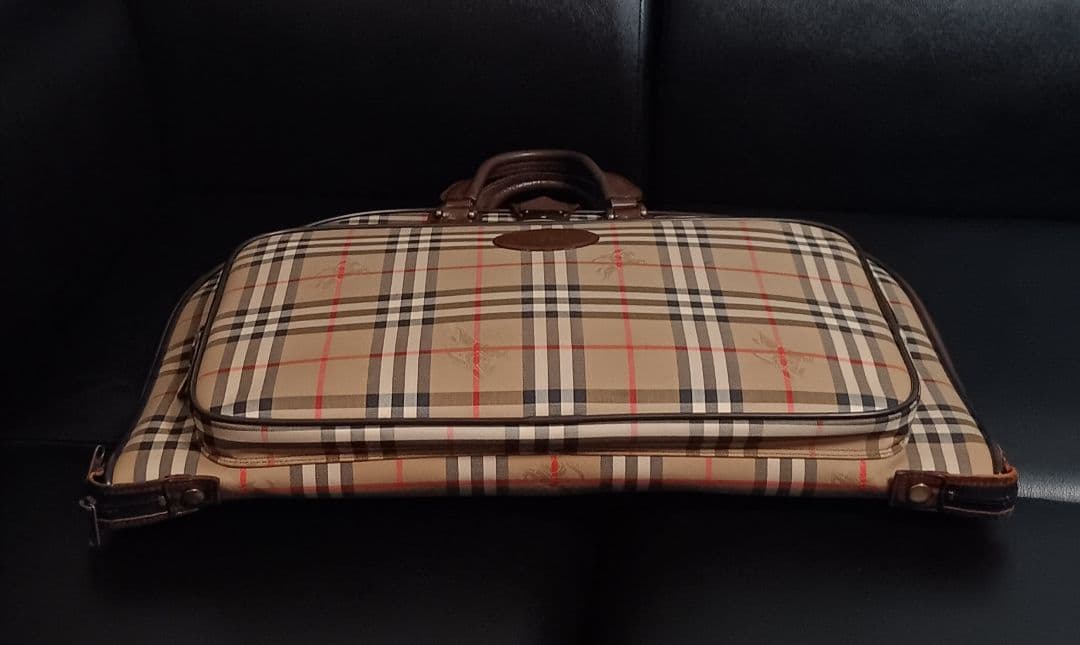 【希少/美品】Burberrys ヴィンテージ ガーメントバッグ ノバチェック