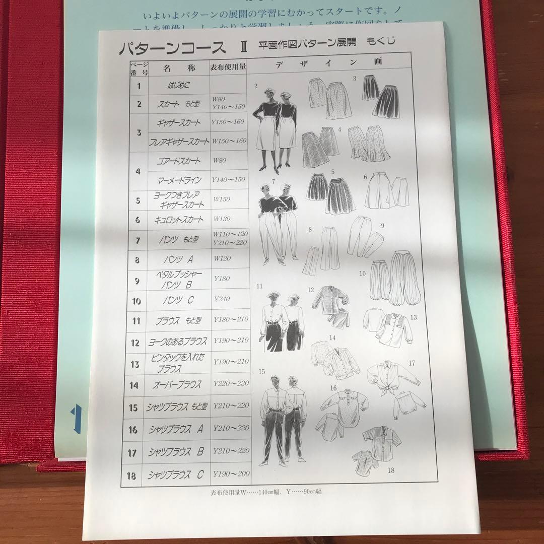 文化服装通信講座　パターンコース