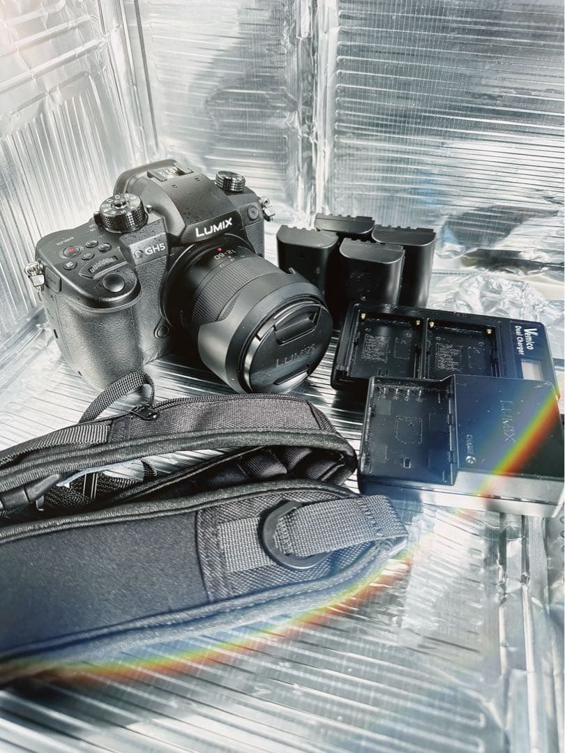 ミラーレス【特典大量有り】レンズセット〈クリーニング済〉一眼レフ パナ GH5