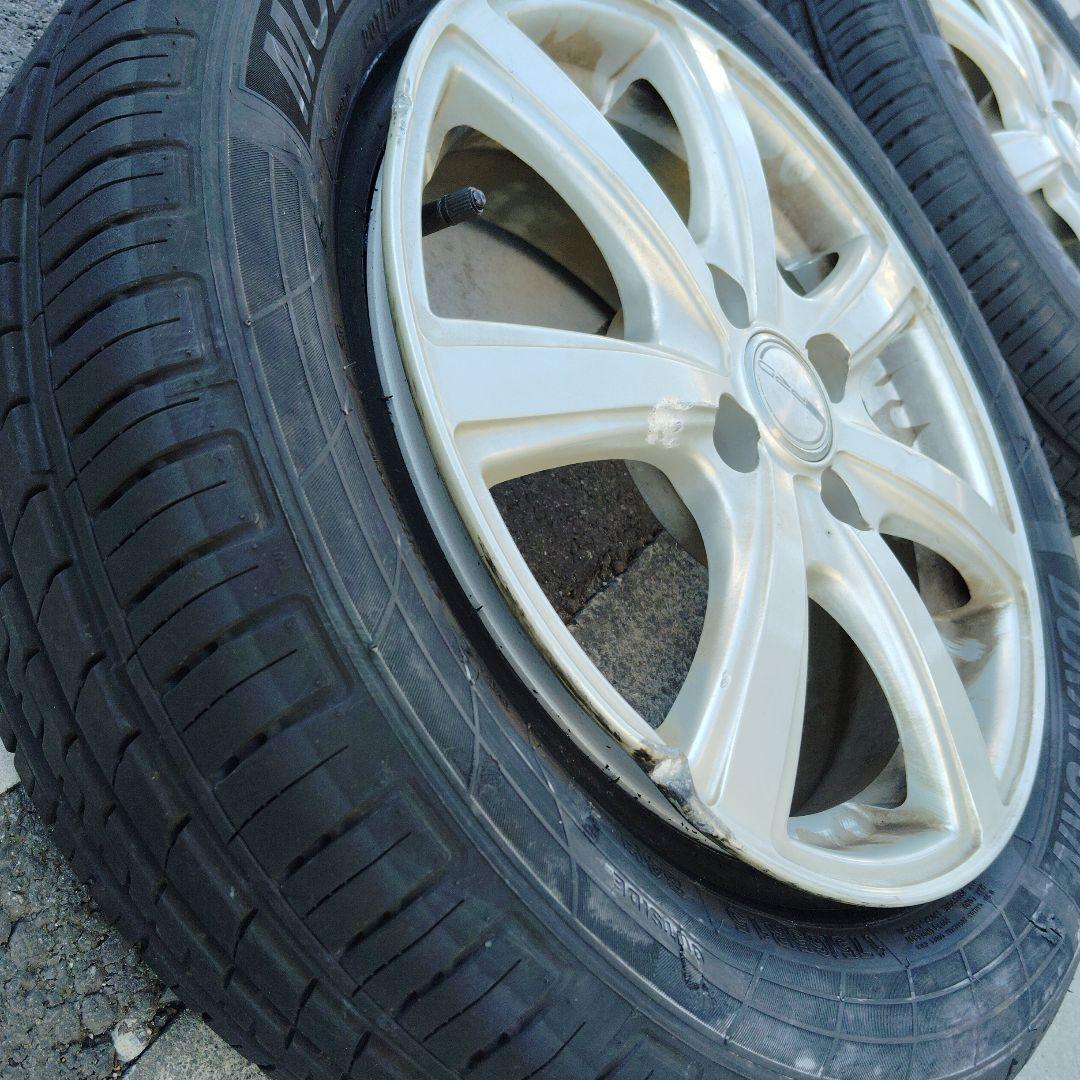 ジャンク 15インチ 夏タイヤ・ホイールセット