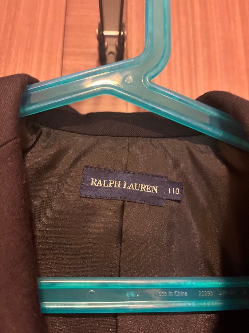 ラルフローレン 110上下セット金ボタン紺ブレ 七五三