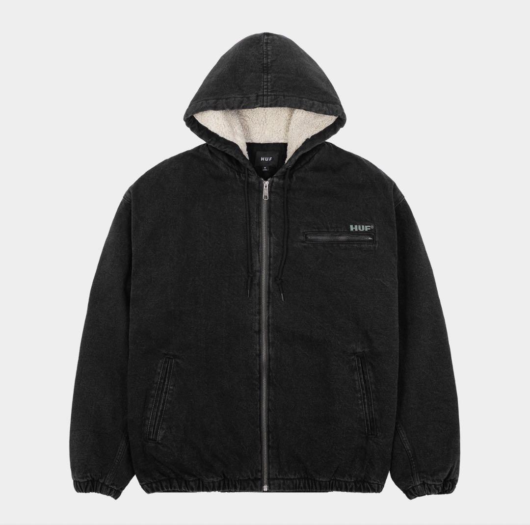 【美品】 HUF WHAT A JUNGLE DENIM WORKJACKET