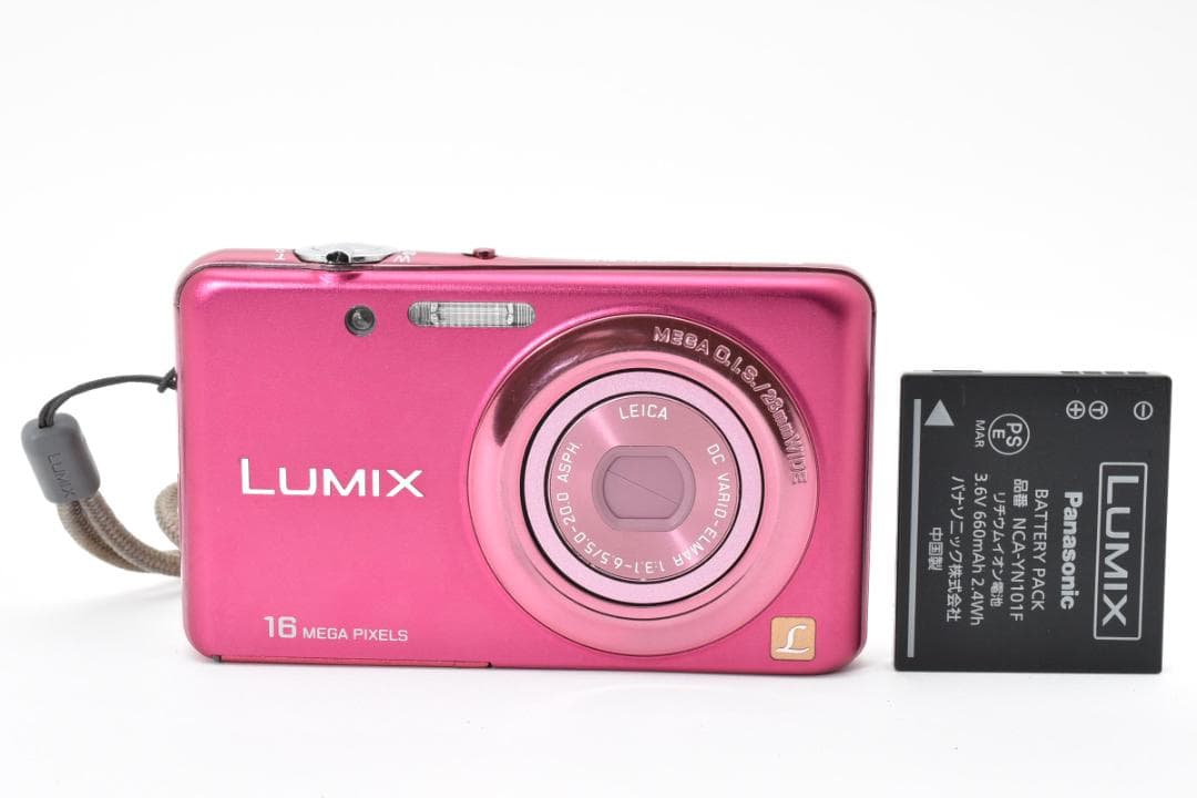 パナソニック　Panasonic LUMIX DMC-FH7 ピンク
