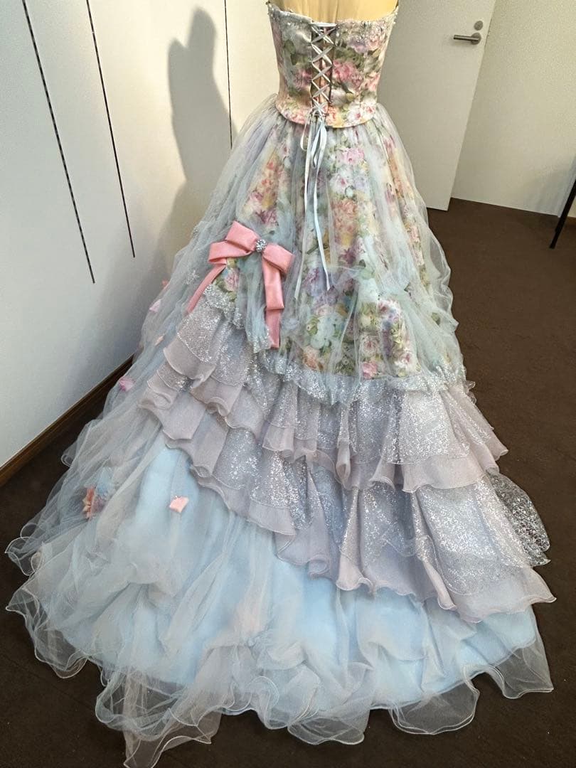 マリア・ローザ MAR-1024 花柄フレアドレス 9-13T