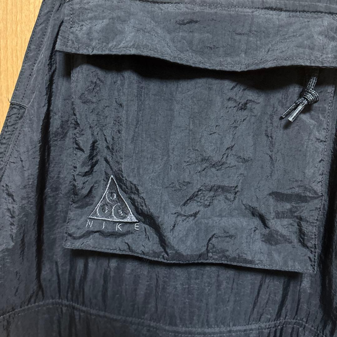 19ss NIKE ACG オーバーオール つなぎ　ブラック 希少　ロゴ刺繍　m