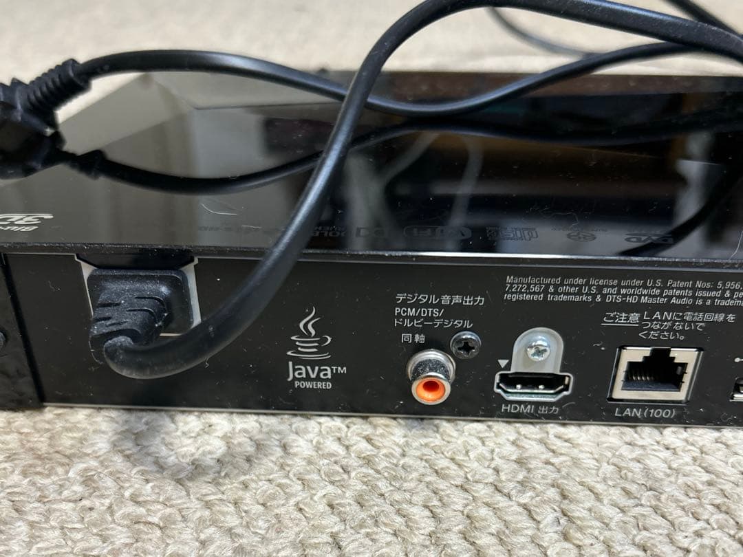 Sony BDプレイヤー　BDP-S5100 DVDやブルーレイディスクの再生に