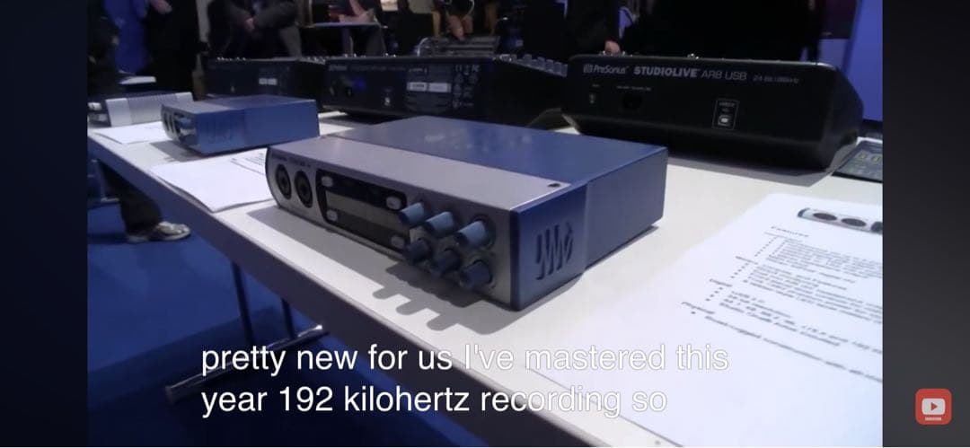 PreSonus Studio6/8 オーディオインターフェイス