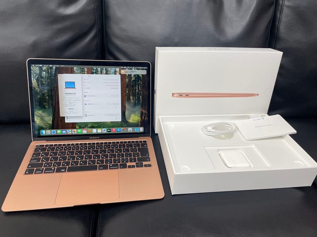 充電47回のみ Macbook Air 13インチ 256GB メモリ16GB