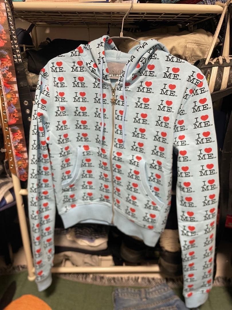 ASHLEY WILLIAMS I LOVE ME パーカー