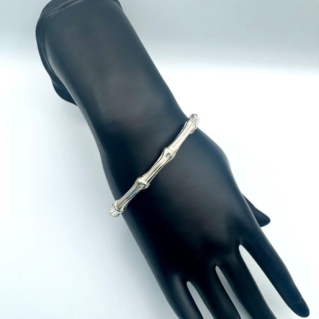 【TIFFANY&Co】　鏡面仕上げ　廃盤　バンブー バングル ヴィンテージ