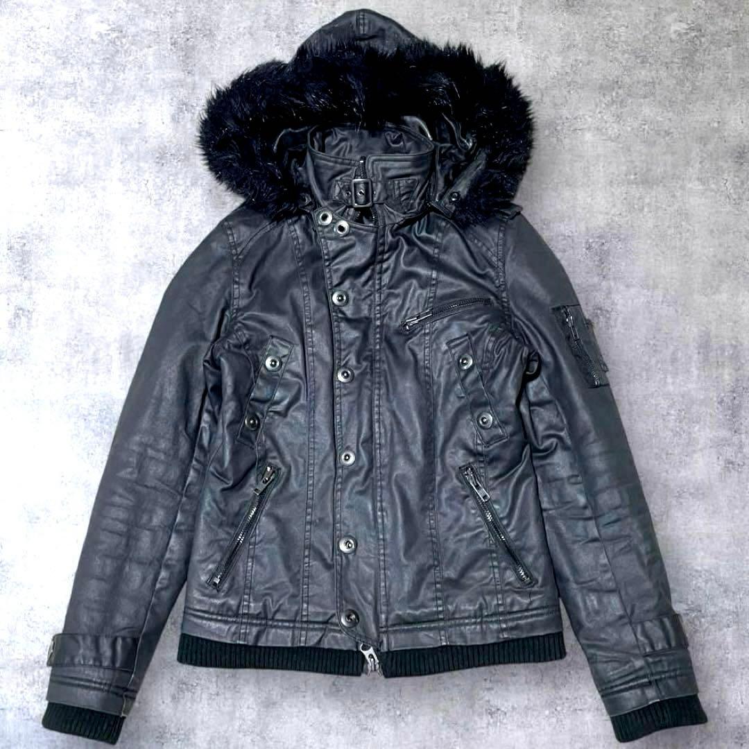 ジャケット・アウター CIVARIZE gimmick fur wax blouson y2k 44