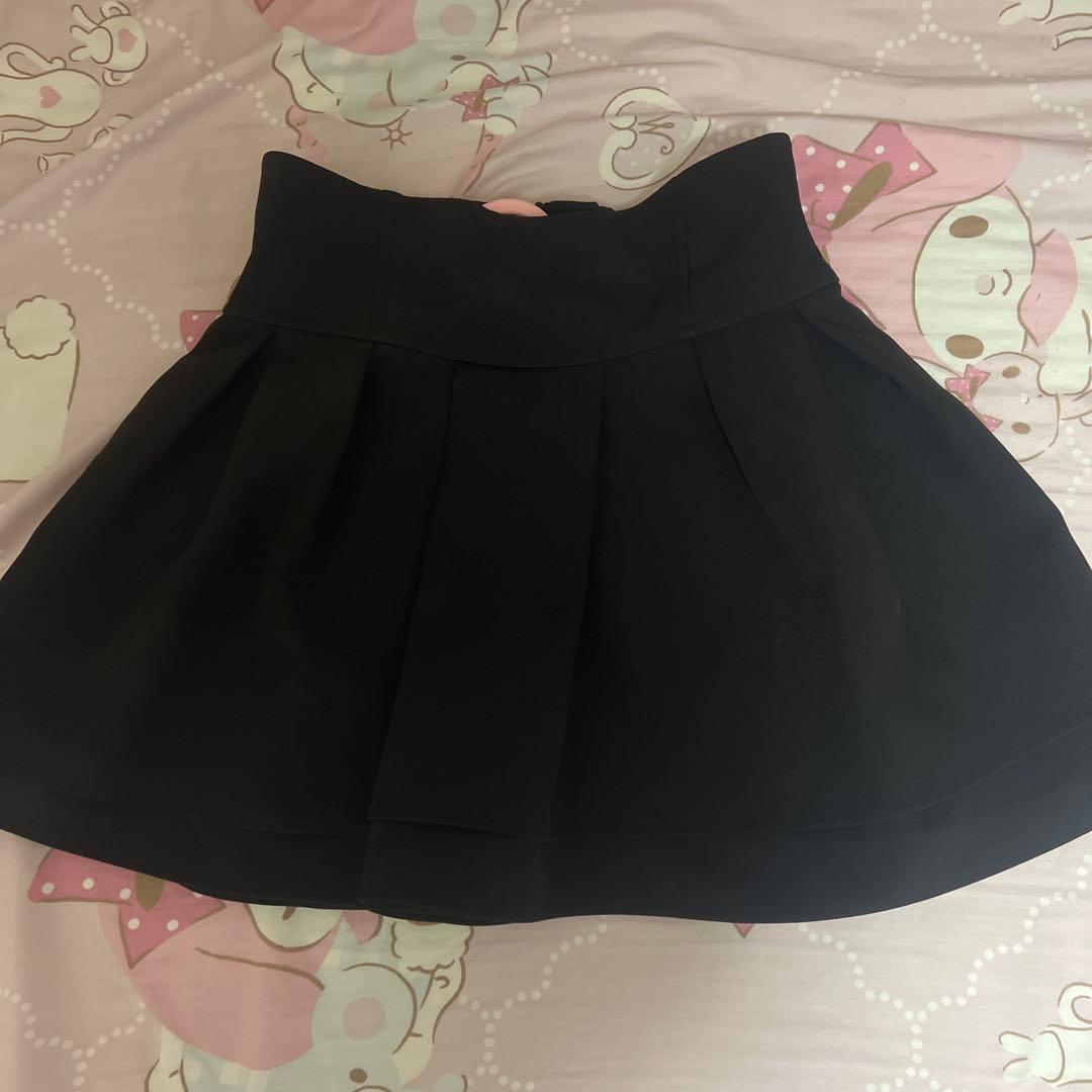 ♡ミシェルマカロン 美脚エレガントスカートブラック＆ピンク♡