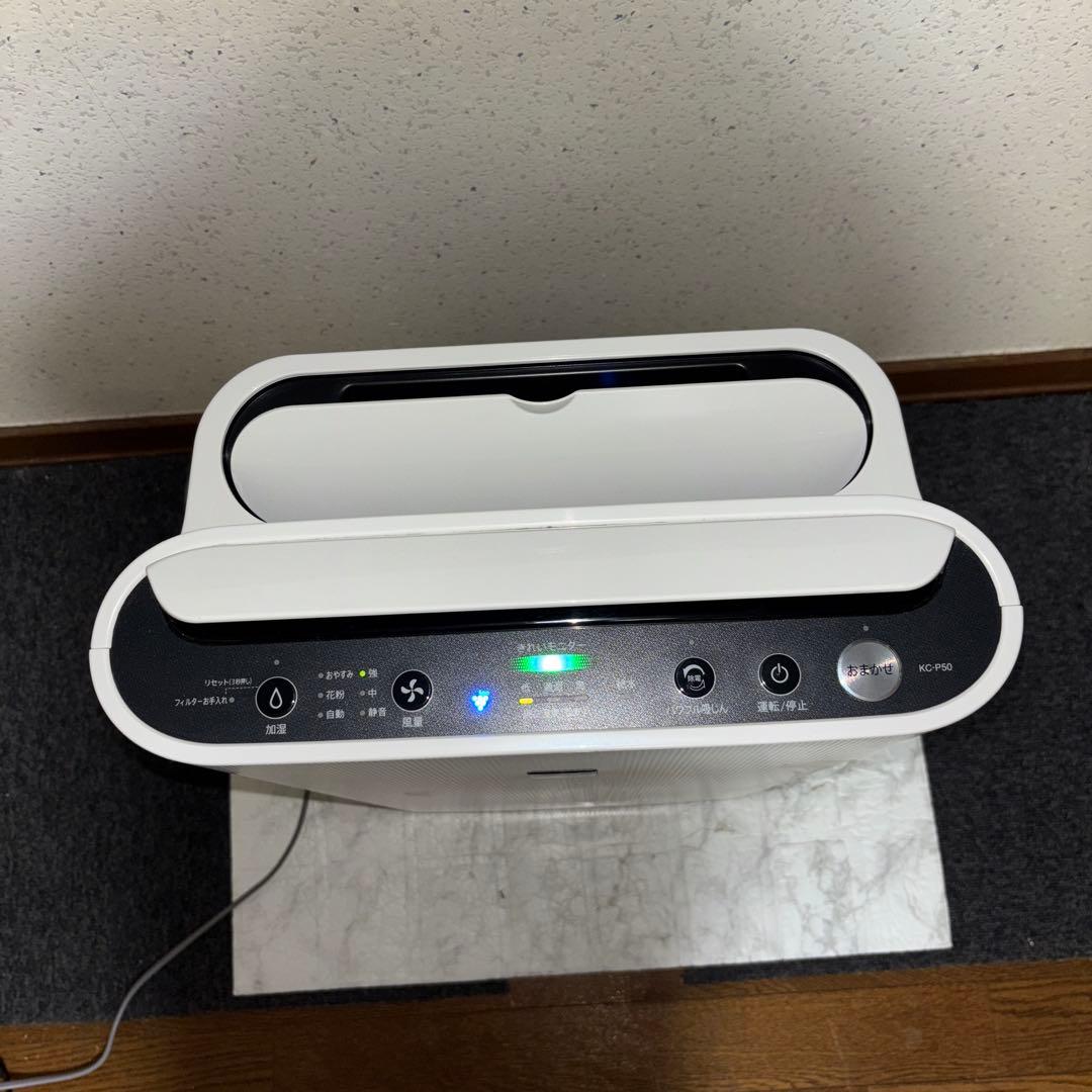 【2022年製】SHARP加湿空気清浄機　KC-P50-W