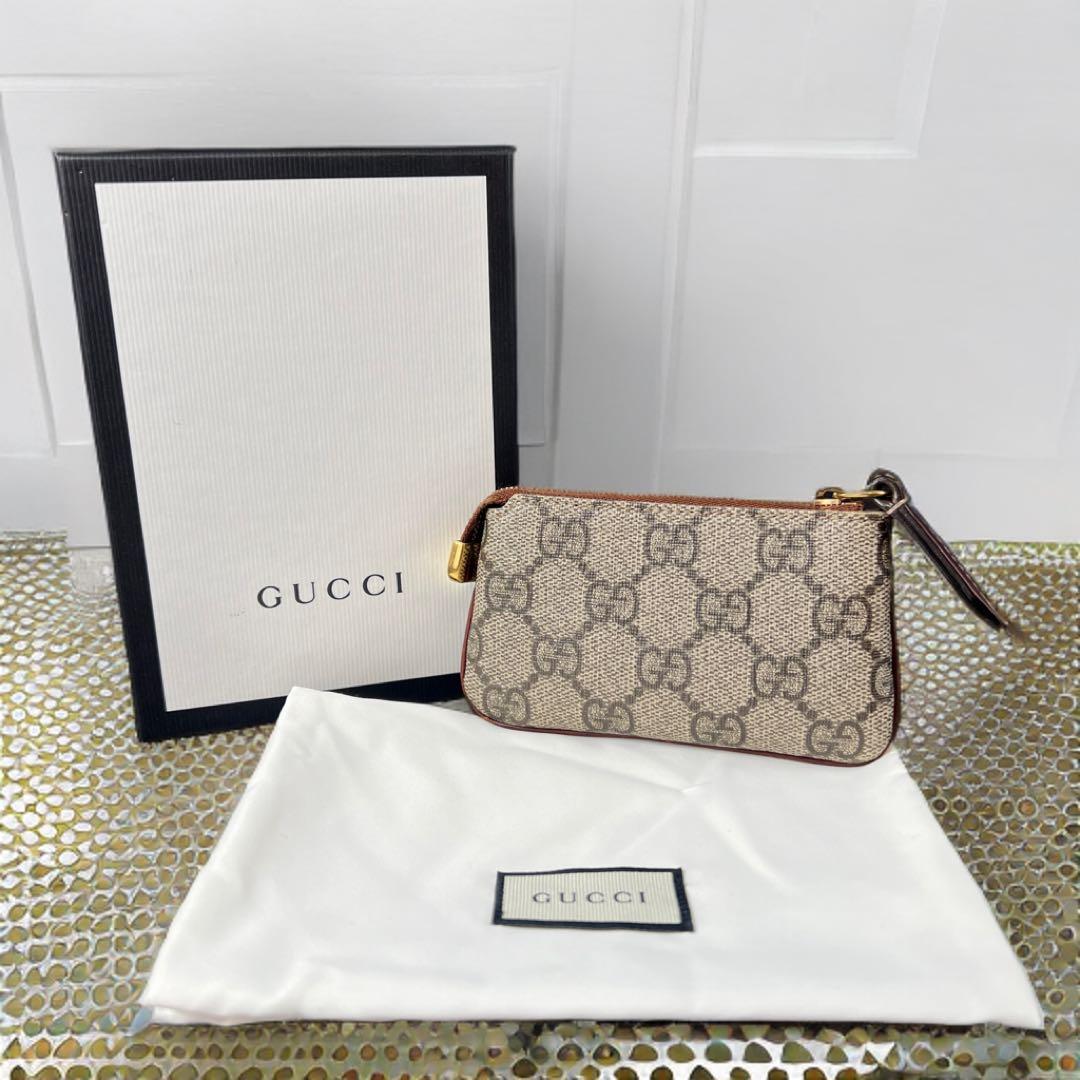 ✨極美品✨GUCCI グッチ　GGスプリーム　オフィディア 小銭入れ キーリング