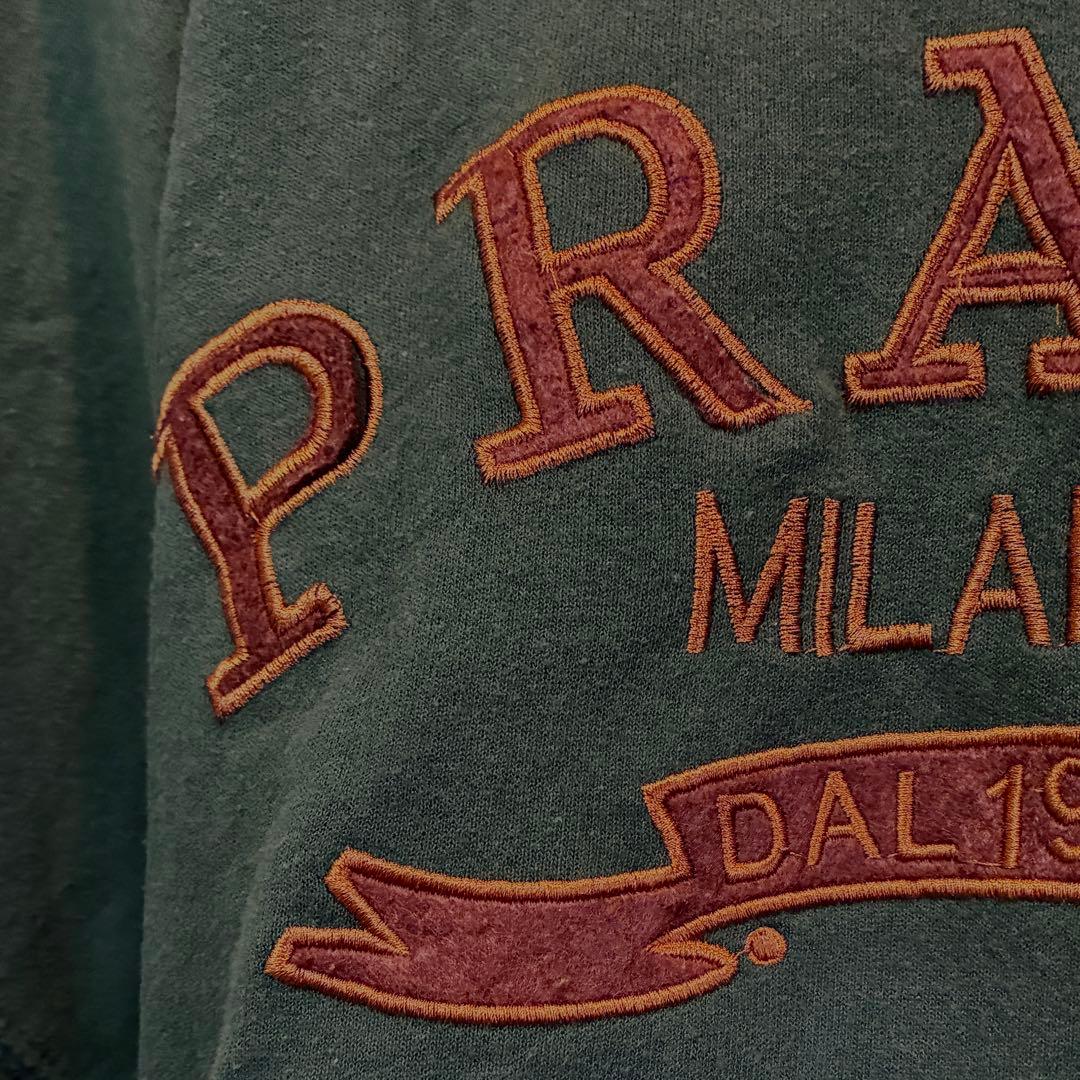 PRADA プラダ ヴィンテージ トレーナー スウェット 緑