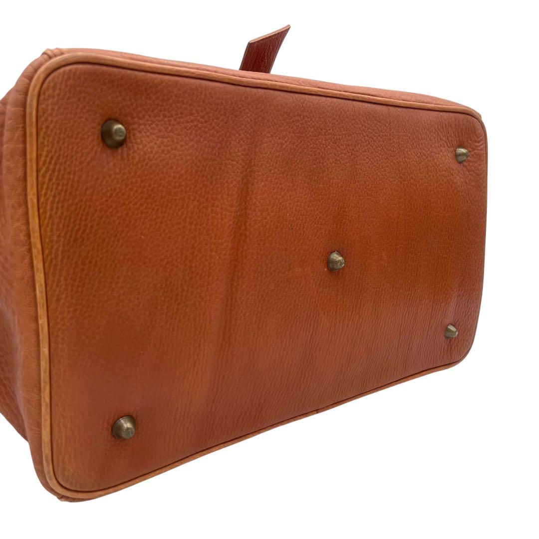 【廃盤】ポロラルフローレン ボストンバッグ ヴィンテージ シボ革 ホース刻印