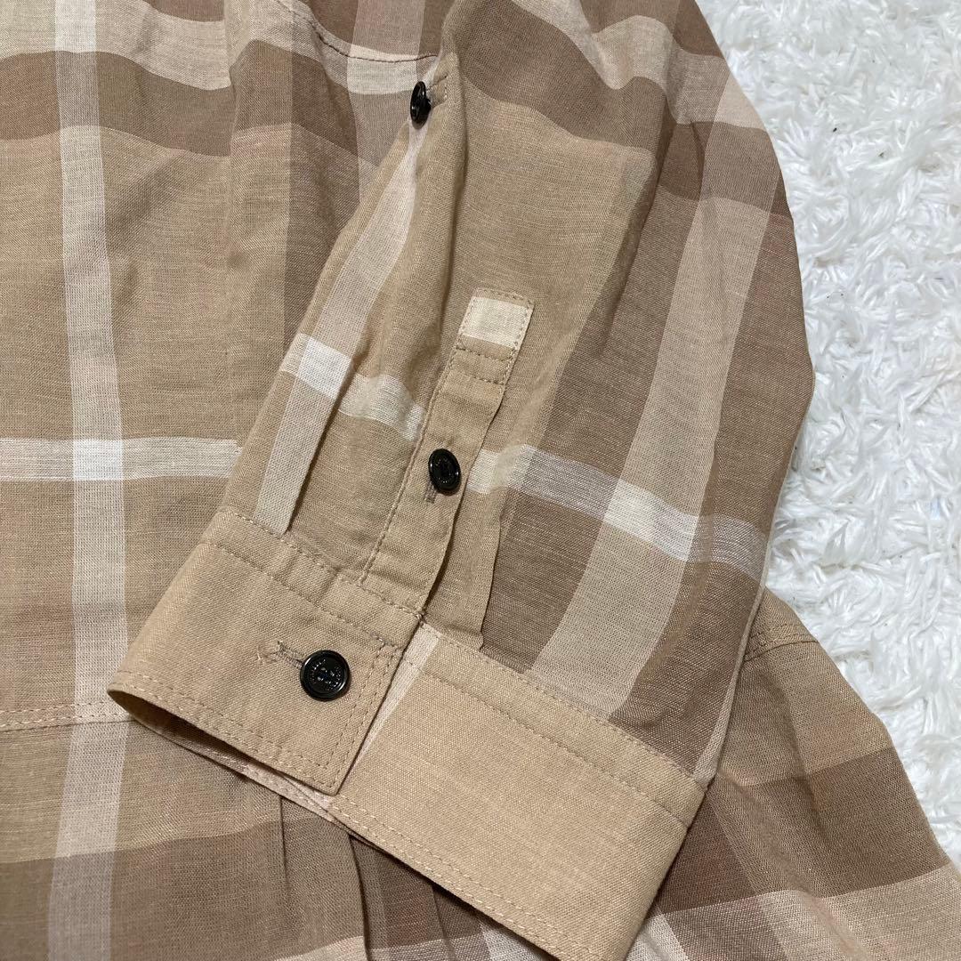 大きいサイズ48 バーバリーロンドン メガチェック シャツ チュニック